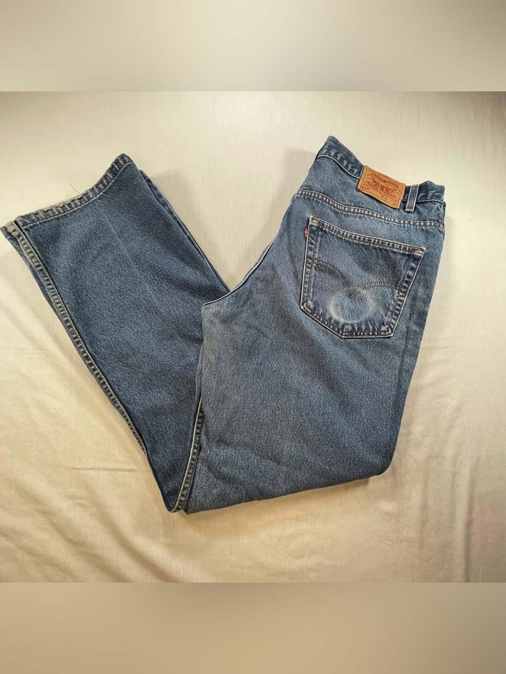 Levis 517 Jeans Vintage *40X34* USA 90s Paper Tag Boot Cut Distressed Grunge